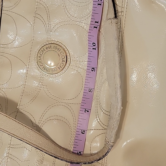 Coach Cream leather diaper bag - Picture 12 of 13